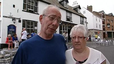 Colin and Grace Mc Farlane, parents of David McFarlane