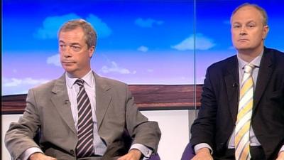 Nigel Farage and Stewart Jackson