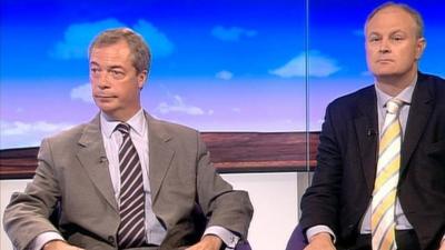 Nigel Farage and Stewart Jackson