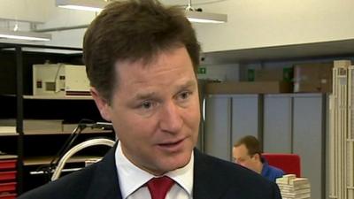 Deputy Prime Minister Nick Clegg