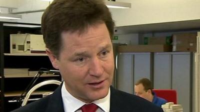 Deputy Prime Minister Nick Clegg