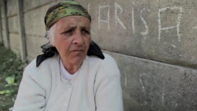 Roma woman in Romania