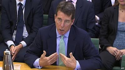 Bob Diamond at the Treasury Select Committee hearing