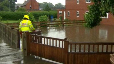 Floods in Swinefleet