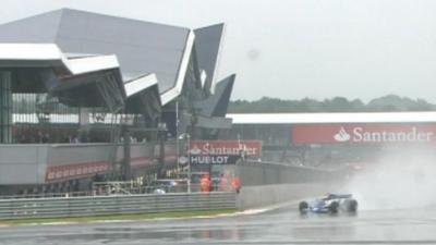 Silverstone in the rain