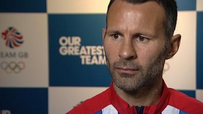 Great Britain Olympic football captain Ryan Giggs