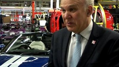 Business Secretary Vince Cable