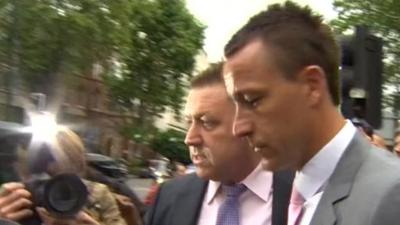 John Terry leaves court