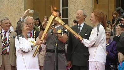 Oxford torch relay