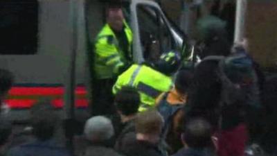 Footage shows PC Simon Harwood at G20 protests in 2009