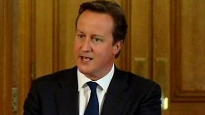 Prime Minister David Cameron