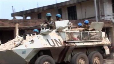 UN troops in Goma