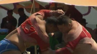 Mongolian wrestling