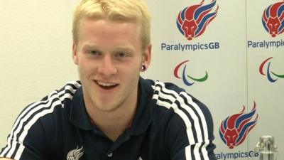 Paralympian Jonnie Peacock