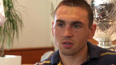 Leeds Rhinos captain Kevin Sinfield