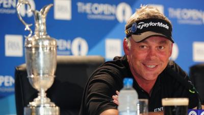 Darren Clarke after winning the Open in 2011