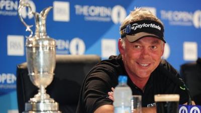 Darren Clarke after winning the Open in 2011