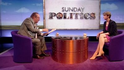 Andrew Neil and Yvette Cooper