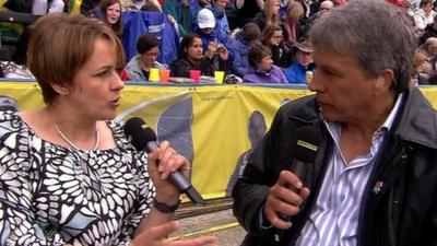 Tanni Grey-Thompson and John Inverdale