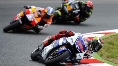 Jorge Lorenzo, Dani Pedrosa and Andrea Dovizioso