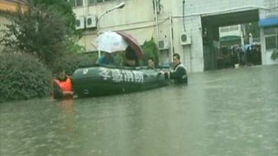 Floods spark rescue efforts in China