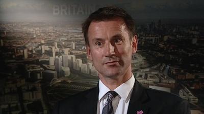 Culture Secretary Jeremy Hunt