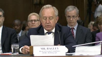 David Bagley resigns in front of a US Senate hearing