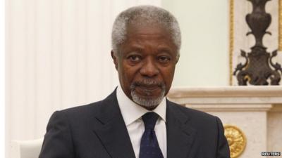 Kofi Annan in Moscow