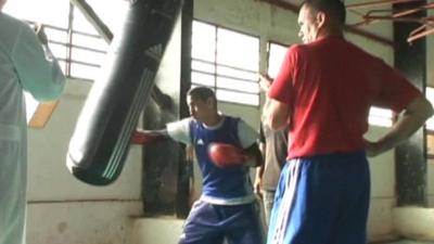 Cuban boxer