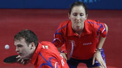 Team GB's Paul Drinkhall and Joanna Parker