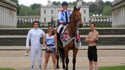 Team GB's modern pentathletes