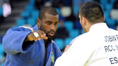 France's Teddy Riner in action