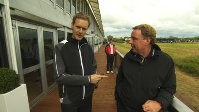 Dan Walker and Harry Redknapp