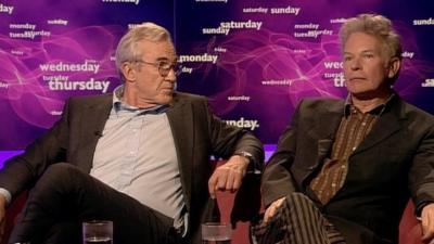 Larry Lamb and Julien Temple