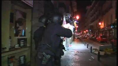 Spanish riot police