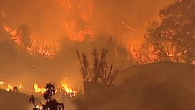 Fires rage in Madeira