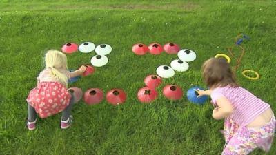 children playing