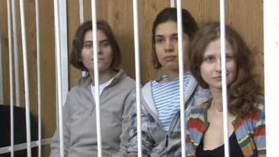 Three member of Pussy Riot in court