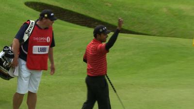 Lahiri hits hole-in-one at the ninth