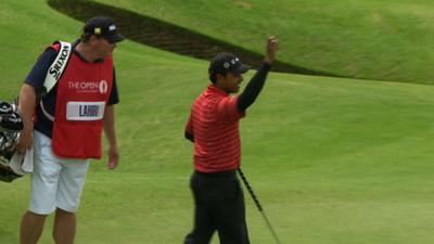 Lahiri hits hole-in-one at the ninth