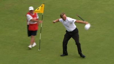 Ernie Els wins the 2012 Open