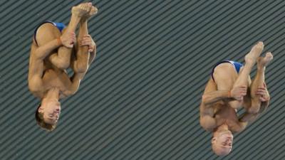 Divers Tom Daley & Peter Waterfield