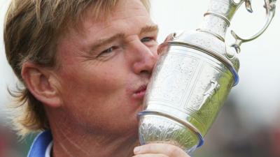 The Open champion Ernie Els