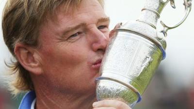 The Open champion Ernie Els