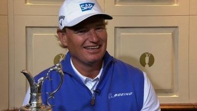 The Open champion Ernie Els