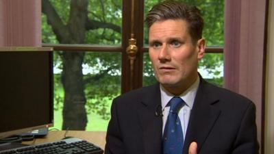 Director of Public Prosecutions Keir Starmer