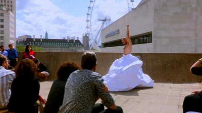 An art class on London's South Bank