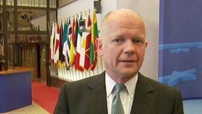 UK Foreign Secretary William Hague