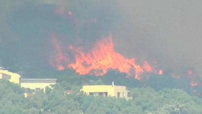 Wildfires in Spain