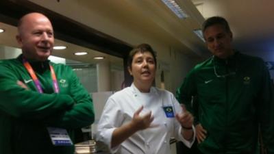 Renowned chef cooks for Brazilian Olympic athletes